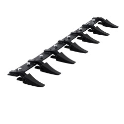 Kauhan hammastanko Q345-seosteräs 1500 mm 7 hammasta 2000 kg pulttikiristettävä