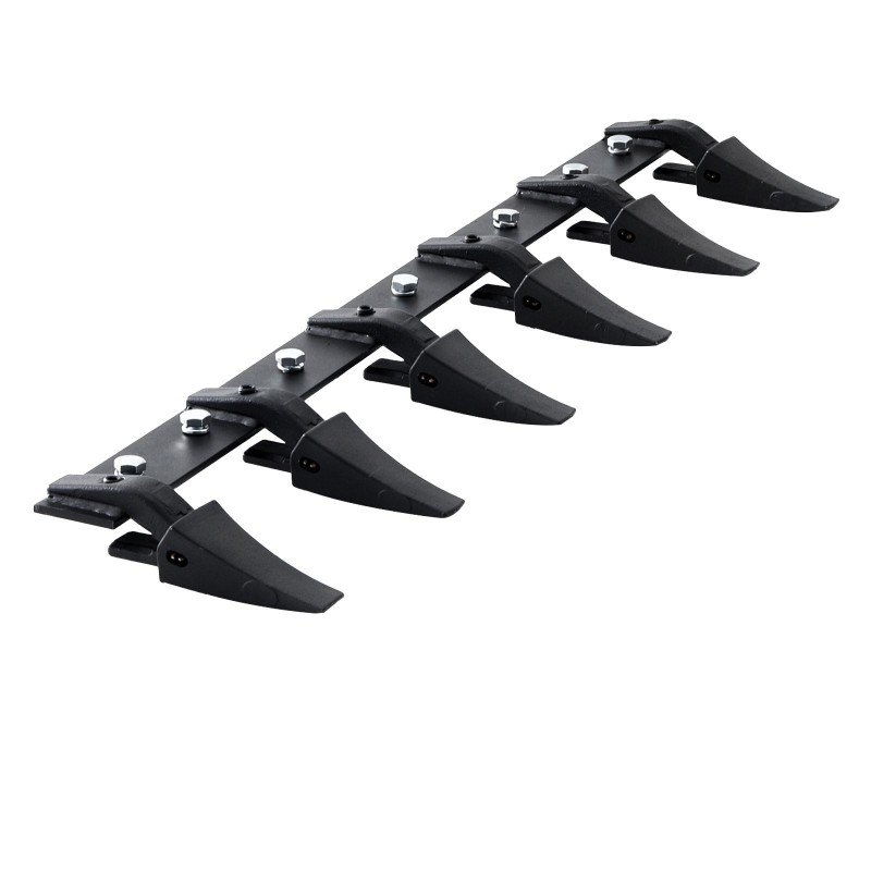 Kauhan hammastanko Q345 seosteräs 1200 mm 6 hammasta 2000 kg traktorille