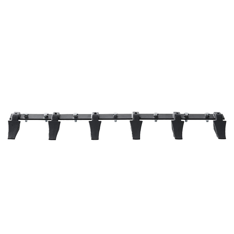 Kauhan hammastanko Q345 seosteräs 1200 mm 6 hammasta 2000 kg traktorille