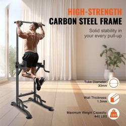 Dippiasema ja leuanvetoteline hiiliteräsrunko kymmenportainen korkeussäätö seitsemänportainen selkänoja polyuretaaniset