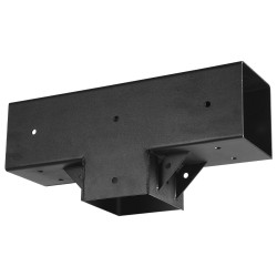 Pergolakannatin hiiliteräs 92x92 millimetriä neljä kappaletta T muotoinen ulkokäyttöön