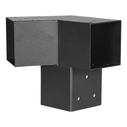 Pergolakannattimet hiiliterästä 92x92 mm tolppiin 14 kpl ulkokäyttöön