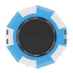 Ilmatäytteinen vesitrampoliini 10 jalan paksu PVC-kangas sisältää 3-portaiset tikkaat ja sähköilmapumpun