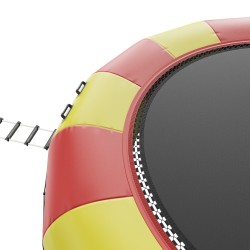 Ilmatäytteinen vesitrampoliini 5 37 metriä PVC muovi 5 portainen tikas 600 wattin ilmapumppu