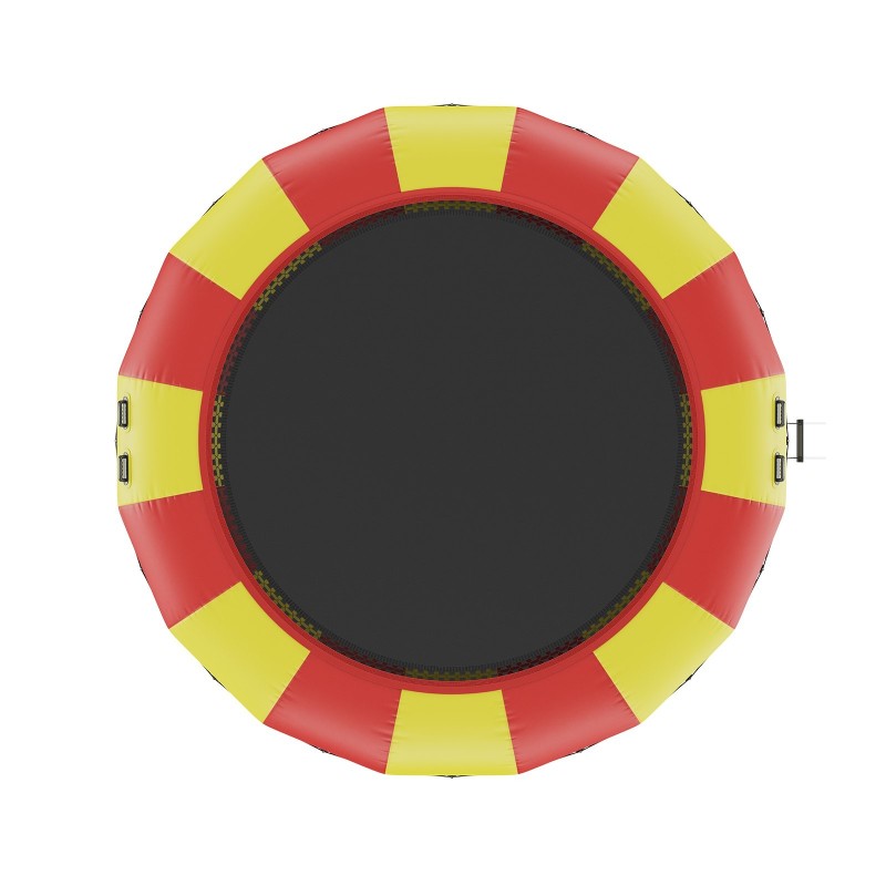 Ilmatäytteinen vesitrampoliini 5,37 metriä PVC-muovi 5-portainen tikas 600 wattin ilmapumppu