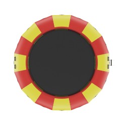 Ilmatäytteinen vesitrampoliini 5,37 metriä PVC-muovi 5-portainen tikas 600 wattin ilmapumppu