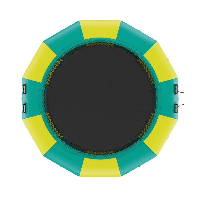 Ilmatäytteinen vesitrampoliini 12 jalan paksu PVC-kangas 600 watin täyttöpumpulla