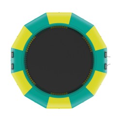 Ilmatäytteinen vesitrampoliini 12 jalan paksu PVC-kangas 600 watin täyttöpumpulla