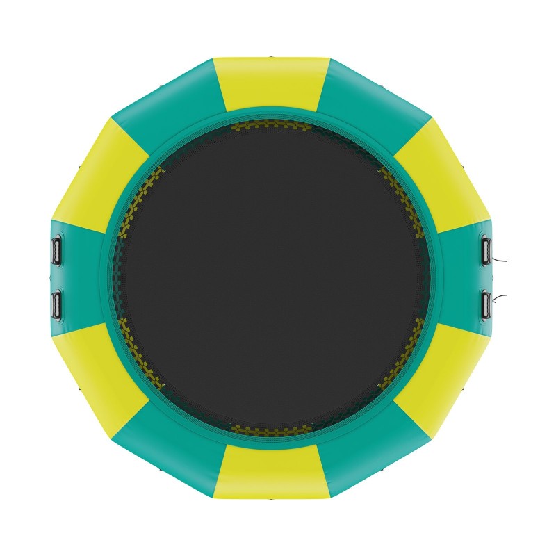 Ilmatäytteinen vesitrampoliini 12 jalan paksu PVC-kangas 600 watin täyttöpumpulla