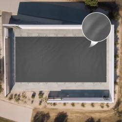 Allaspeite PVC 4x8 m 0,48 mm suorakaiteen muotoinen turvapeite upotetuille altaaille