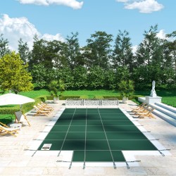 Uima-altaan turvapeite PP-verkkokangas 5,49x10,97 m altaalle 1,2x3,04 m päätyporras talvikäyttöön