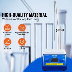 Magneettinen sekoituslevy valettu alumiinipinta 5000 millilitraa 300 asteeseen 0–2000 kierrosta minuutissa