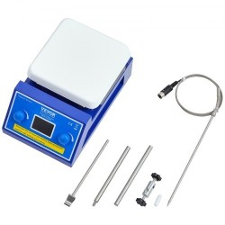 Magneettinen sekoituslevy valettu alumiinipinta 5000 millilitraa 300 asteeseen 0–2000 kierrosta minuutissa