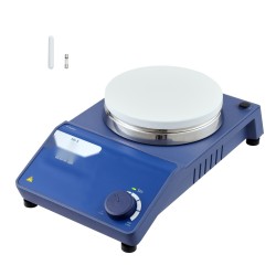 Magneettisekoittaja alumiinisekoituslevyllä 20 litran kapasiteetti 0–1500 kierrosta minuutissa nopeussäätönupilla