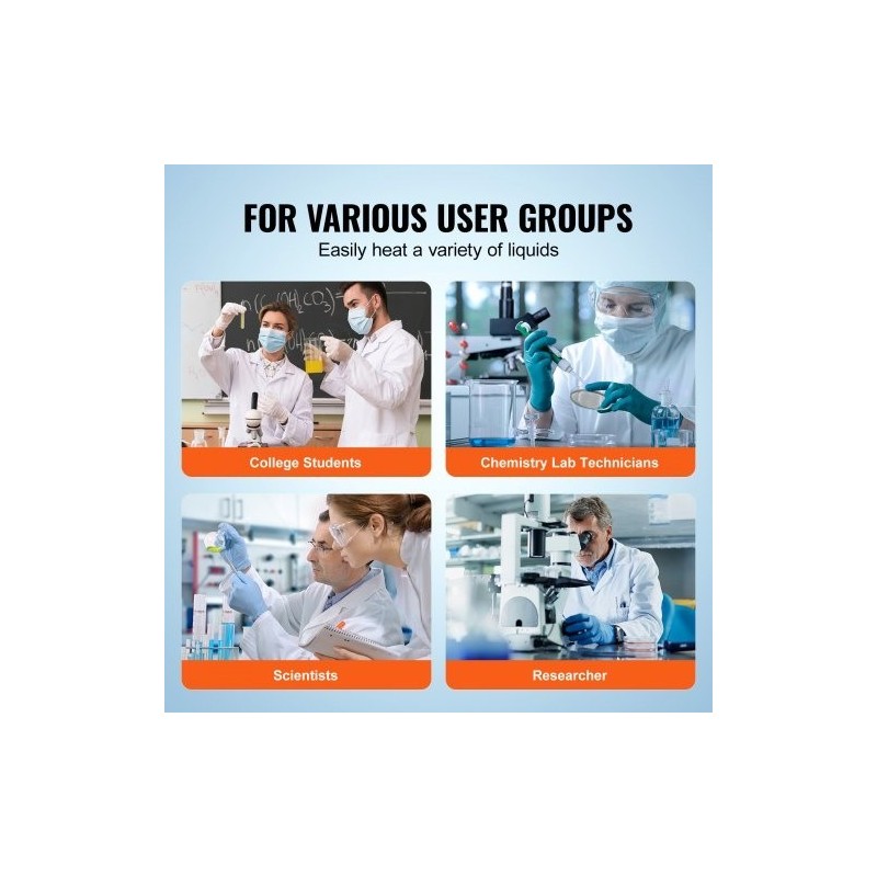 Magneettisekoittaja kuumalevyllä alumiinilevy 3000 ml 380 °C 500 W