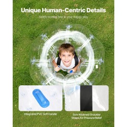 Täytettävät törmäyspallot 2 kpl 0,8 mm PVC halkaisija 1,2 m ulkokäyttöön