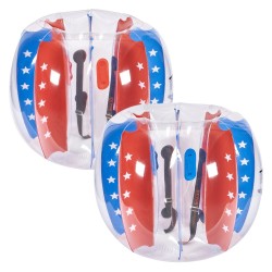 Täytettävät törmäyspallot 2 kpl 0 3 mm PVC muovia 1 2 m halkaisija ulkopeleihin