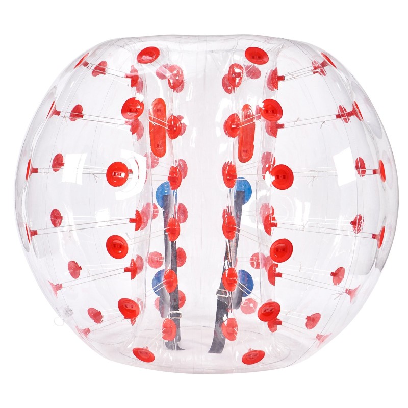 Puhallettava törmäyspallo 1 kpl 1,5 m 0,8 mm PVC-muovi nuorille ja aikuisille