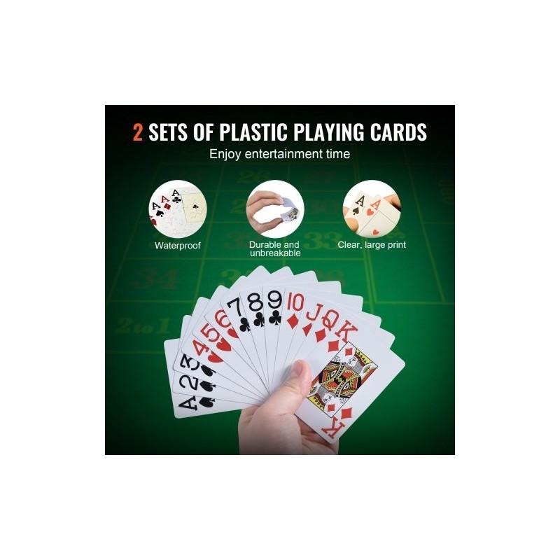 Pokerisetti 300 osaa 14 gramman savi ja muovipelimerkit muovikotelolla kotipeleihin