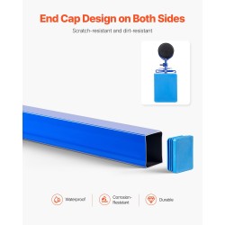 Alumiininen betonilasta 2445 mm säädettävällä kahvalla lattioiden tasoittamiseen