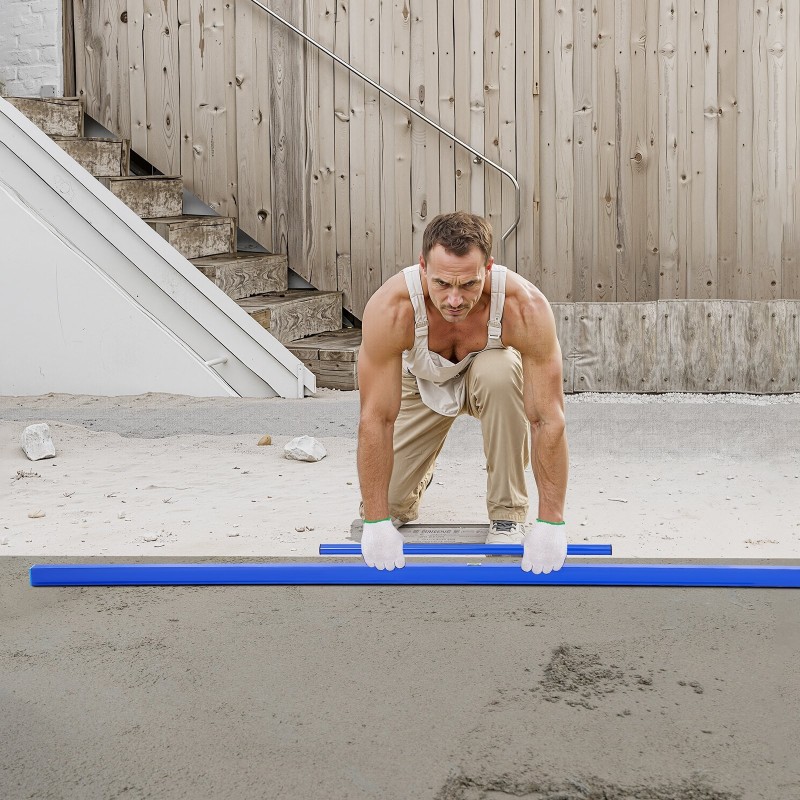 Alumiininen betonilasta 2445 mm säädettävällä kahvalla lattioiden tasoittamiseen