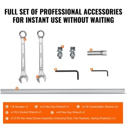 Bensiinikäyttöinen betonitasoitin 3370 mm alumiininen suorareunainen lauta 4-tahtinen moottori 6500 kierrosta minuutissa