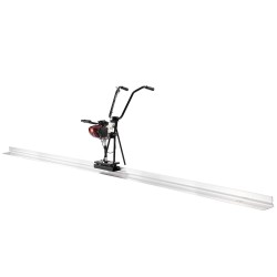 Bensiinikäyttöinen betonitasoitin kolmesataakuusikymmentäkuusi senttimetriä alumiinilautalla teräsrungolla nelitahtisella