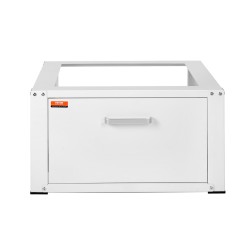 Pyykinpesukoneen jalusta kylmävalssattu teräs 299kg kantavuus 406mm nostokorkeus lisäsäilytila tärinää vaimentava