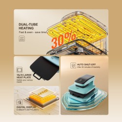 Automaattinen lämpöprässi 38,1x38,1 cm lämmityslevy T-paitoille sublimaatioon vinyylille