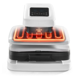 Pöytämallinen automaattinen lämpöprässi 38 x 38 cm sublimaatioon ja vinyylille