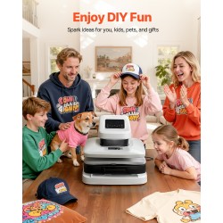 Pöytämallinen automaattinen lämpöprässi 38 x 38 cm sublimaatioon ja vinyylille