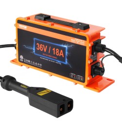 Akkulaturi 36V 18A golfkärryihin alumiinikuori IP67 älykäs lataus