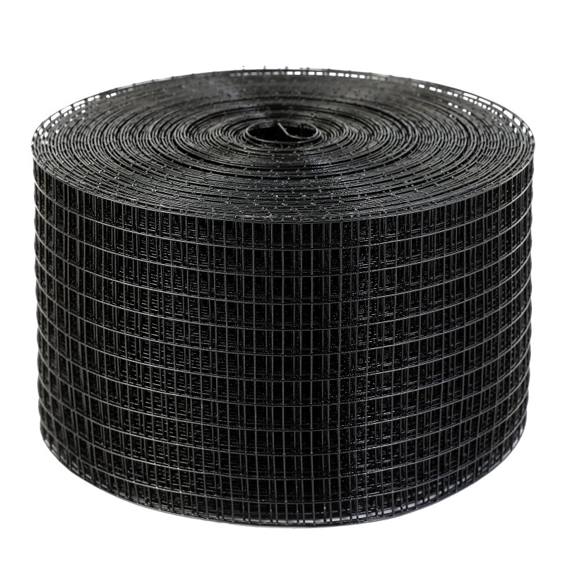 Aurinkopaneelien lintusuoja galvanoidusta teräslangasta kova PVC-upotuspinnoite 20×3048 cm rulla 70 kpl