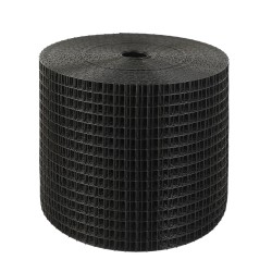 Aurinkopaneelien lintusuoja galvanoidusta teräslangasta PVC-pinnoite 15 x 3048 cm 100 alumiinikiinnikettä