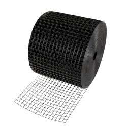 Aurinkopaneelisuojaverkko kylmägalvanoidusta vedetystä langasta PVC-pinnoitettu 15,24×3048 cm 12,7 mm silmäkoko 60