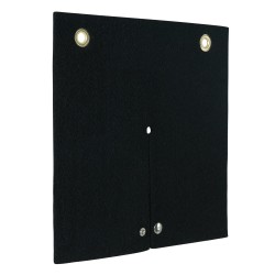 Hitsaussuojahuopa hiilikuituinen 305x305 mm 3 mm 982 C putkille metallirenkailla