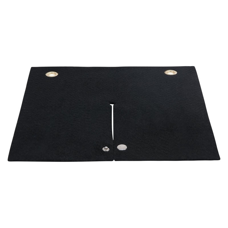 Hitsaussuojahuopa hiilikuituinen 305x305 mm 3 mm 982°C putkille metallirenkailla