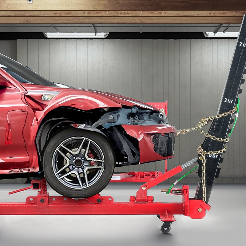 Korin oikaisulaite teräs kuuden tonnin vetovoima kolmen tonnin ilmatyynynostin hydraulinen jalkapumppu