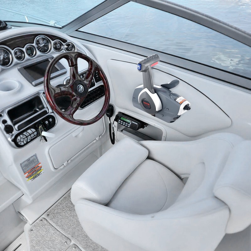 Sivukiinnitteinen kauko-ohjauslaatikko perämoottorille alumiiniseos Evinrude Johnson yhteensopiva trimminkytkin turvanyöri malli