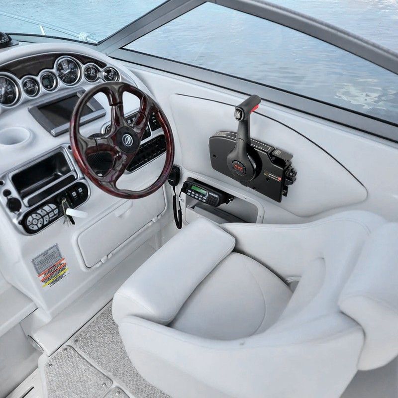 Sivukiinnitteinen kaukohallintalaatikko alumiiniseos Mercury PT 4-tahti perän kallistuksen kytkin 14-napainen johtosarja