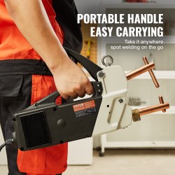 Kannettava pistehitsauskone metallilevyille 4/25-tuumainen 9.2KVA 4500A hiiliteräs ruostumaton teräs alumiini