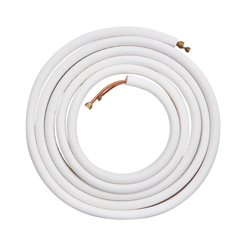 Mini-split-kylmäaineputkisarja kupariputkilla 7620 mm 6,35 ja 9,53 mm kolmikerroksinen eristys