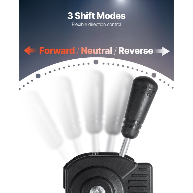 Vaihdelaatikko ruostumaton metalli 2–7 hv 2300 r/min kolme asentoa go-kartille mönkijään UTV-ajoneuvoille