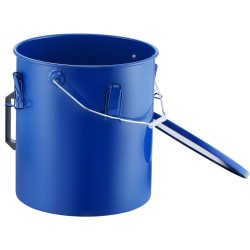 Rasva-astia 22,7 l hiiliteräs sininen paistoöljyn keräykseen suodatinpussilla