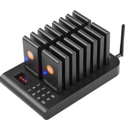 Langaton jonotusjärjestelmä ravintoloihin ja ruokarekkoihin 500 m kantama 16 hakulaitetta