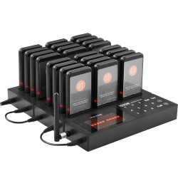 Langaton hakulaitteisto 24 hakulaitetta 400 m kantama LED valo värinä 250mAh akut