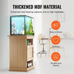 Akvaarioteline MDF 20 gallonan akvaariolle 76 kg kantavuus kaappi ja 2 hyllyä