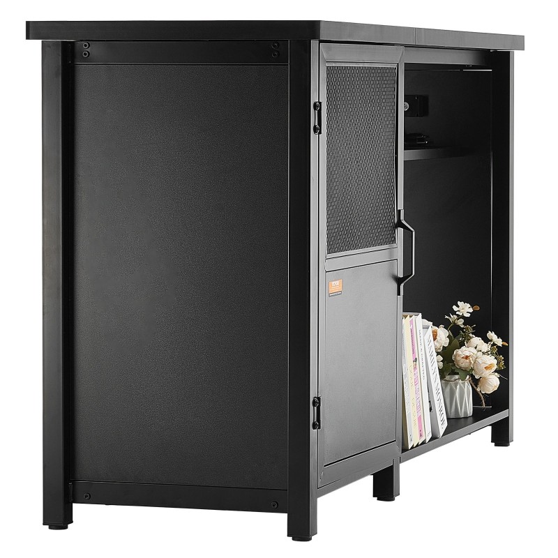 Akvaarionjalusta MDF-levy ja teräsrunko 75 gallonan akvaariolle 284 kg kantavuus