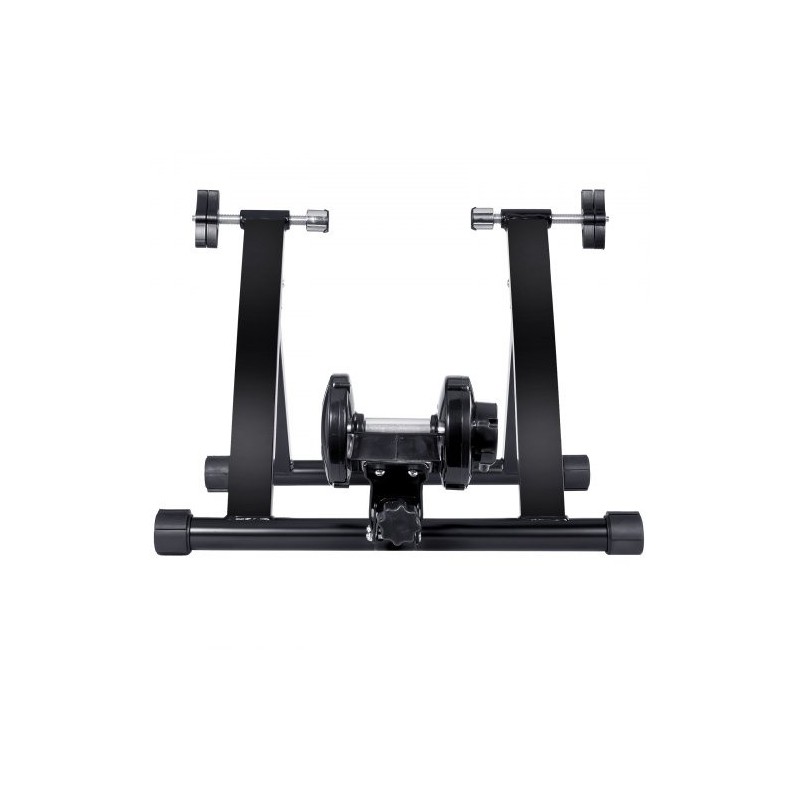 Sisäharjoitteluteline polkupyörälle hiiliteräsrunko 26–29 tuuman rengaskoko magneettivastus taittuva pikalukitus