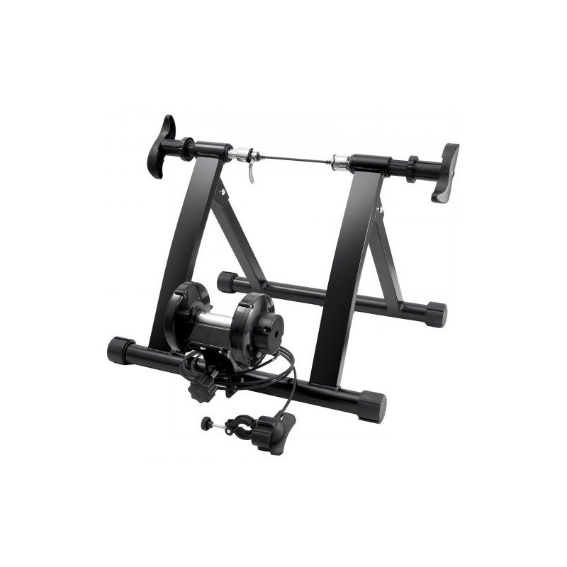 Pyörän harjoitusteline magneettinen hiiliteräs 26–29 tuuman renkaisiin 8 vastustasoa taittuva hiljainen